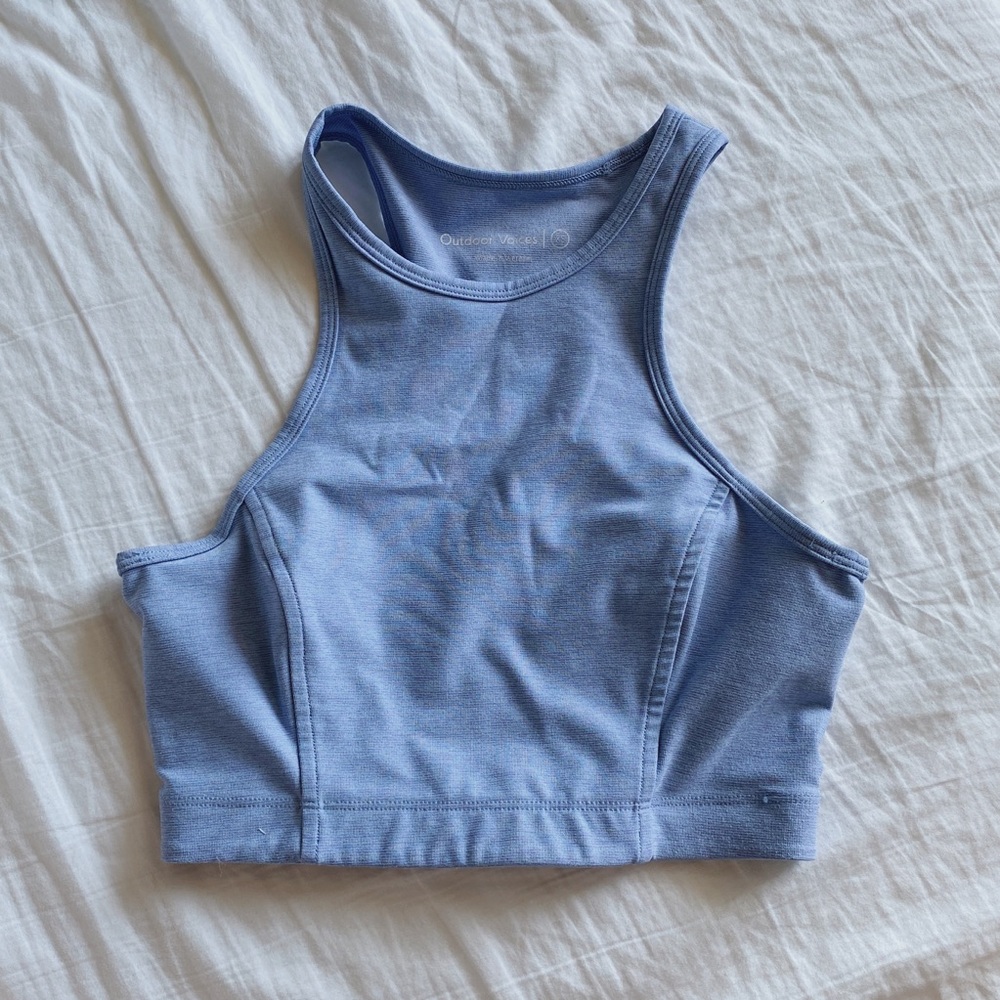 Outdoor Voices Crop Top Sports Bra Lavender